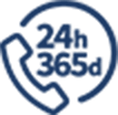 24時間365日対応