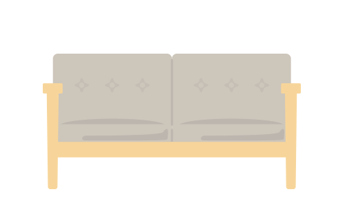 IKEA2人掛けソファ