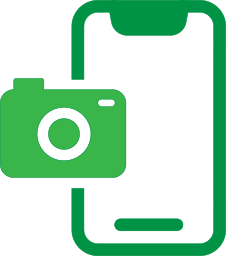 スマホカメラのイラスト